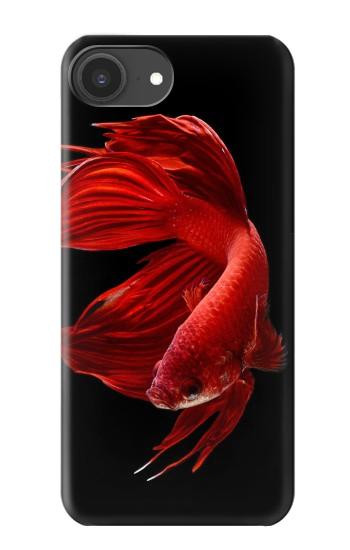 S2092 Red Siamese Fighting Fish Hülle Schutzhülle Taschen für iPhone 16e, 17e