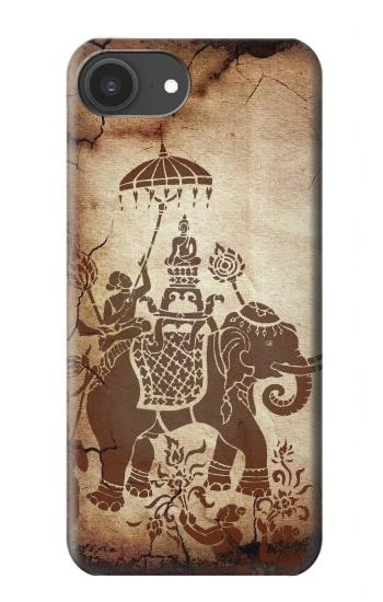 S2102 Thai Art Buddha on Elephant Hülle Schutzhülle Taschen für iPhone 16e, 17e