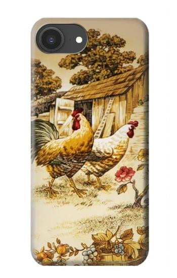 S2181 French Country Chicken Hülle Schutzhülle Taschen für iPhone 16e, 17e