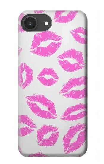 S2214 Pink Lips Kisses Hülle Schutzhülle Taschen für iPhone 16e, 17e