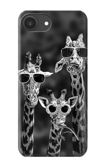 S2327 Giraffes With Sunglasses Hülle Schutzhülle Taschen für iPhone 16e, 17e