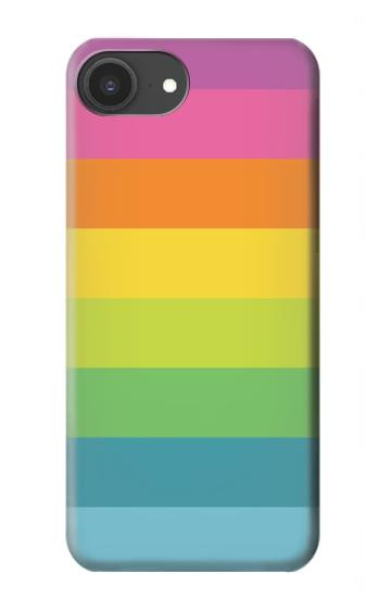 S2363 Rainbow Pattern Hülle Schutzhülle Taschen für iPhone 16e, 17e
