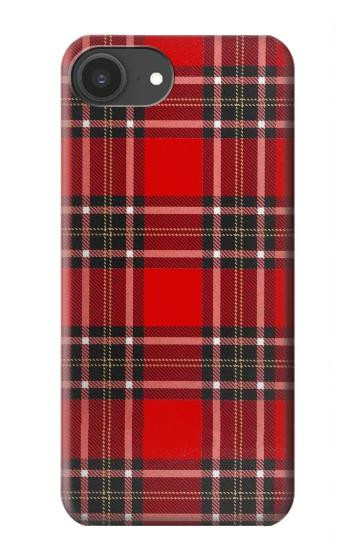 S2374 Tartan Red Pattern Hülle Schutzhülle Taschen für iPhone 16e, 17e