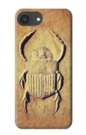 S2401 Egyptian Scarab Beetle Graphic Printed Hülle Schutzhülle Taschen für iPhone 16e, 17e