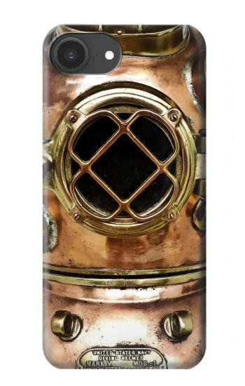 S2412 Vintage Deep Sea Diving Helmet Hülle Schutzhülle Taschen für iPhone 16e, 17e