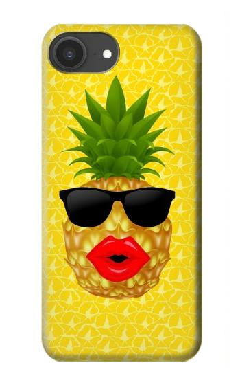 S2443 Funny Pineapple Sunglasses Kiss Hülle Schutzhülle Taschen für iPhone 16e, 17e