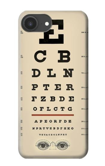 S2502 Eye Exam Chart Decorative Decoupage Poster Hülle Schutzhülle Taschen für iPhone 16e