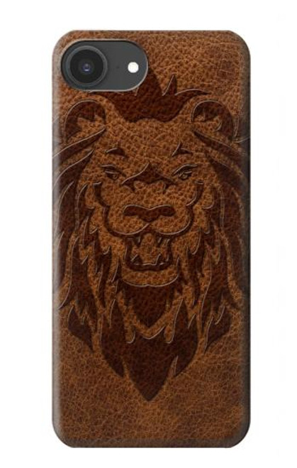 S2529 Leo Zodiac Tattoo Brown Graphic Print Hülle Schutzhülle Taschen für iPhone 16e