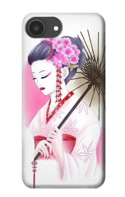S2579 Japanese Traditional Geisha Kimono Hülle Schutzhülle Taschen für iPhone 16e