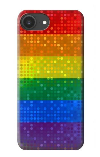 S2683 Rainbow LGBT Pride Flag Hülle Schutzhülle Taschen für iPhone 16e