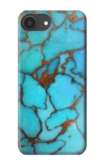 S2685 Aqua Turquoise Gemstone Graphic Printed Hülle Schutzhülle Taschen für iPhone 16e, 17e