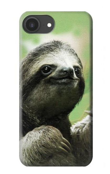 S2708 Smiling Sloth Hülle Schutzhülle Taschen für iPhone 16e