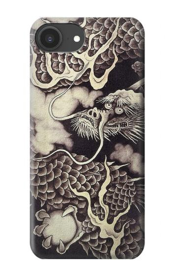 S2719 Japan Painting Dragon Hülle Schutzhülle Taschen für iPhone 16e