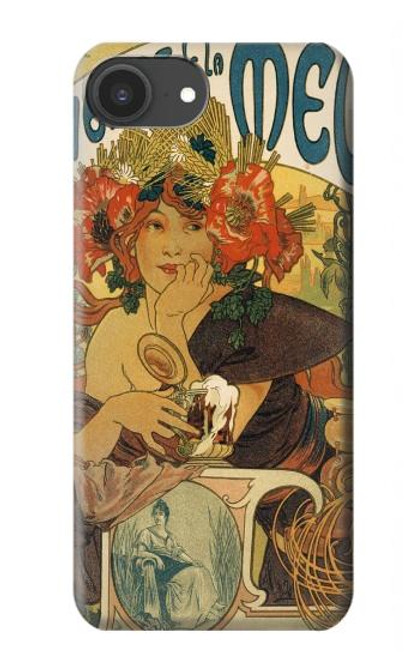 S2740 Alphonse Mucha Bieres De La Muse Hülle Schutzhülle Taschen für iPhone 16e
