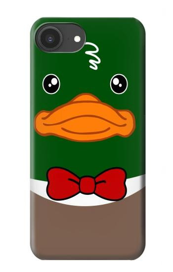 S2762 Green Head Mallard Duck Tuxedo Cartoon Hülle Schutzhülle Taschen für iPhone 16e, 17e