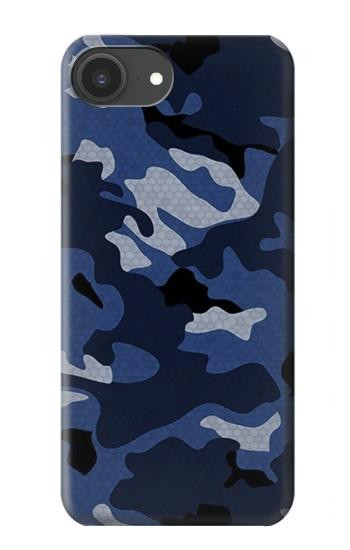 S2959 Navy Blue Camo Camouflage Hülle Schutzhülle Taschen für iPhone 16e, 17e