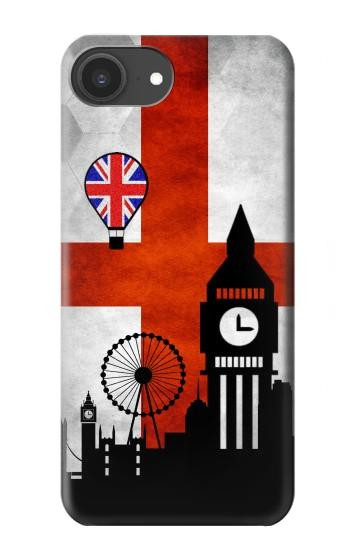 S2979 England Football Soccer Hülle Schutzhülle Taschen für iPhone 16e, 17e
