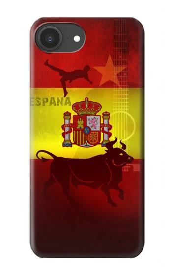 S2984 Spain Football Soccer Hülle Schutzhülle Taschen für iPhone 16e, 17e