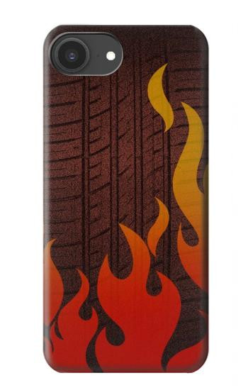 S2988 Rally Car Tire Fire Hülle Schutzhülle Taschen für iPhone 16e, 17e