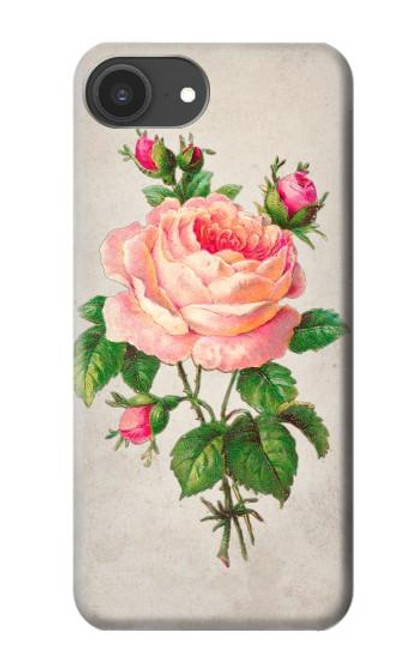 S3079 Vintage Pink Rose Hülle Schutzhülle Taschen für iPhone 16e