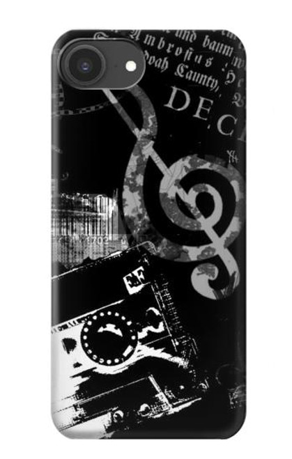 S3197 Music Cassette Note Hülle Schutzhülle Taschen für iPhone 16e