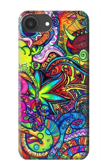 S3255 Colorful Art Pattern Hülle Schutzhülle Taschen für iPhone 16e, 17e