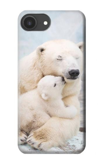 S3373 Polar Bear Hug Family Hülle Schutzhülle Taschen für iPhone 16e