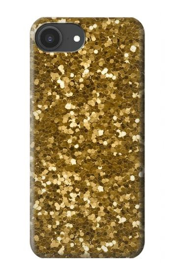 S3388 Gold Glitter Graphic Print Hülle Schutzhülle Taschen für iPhone 16e