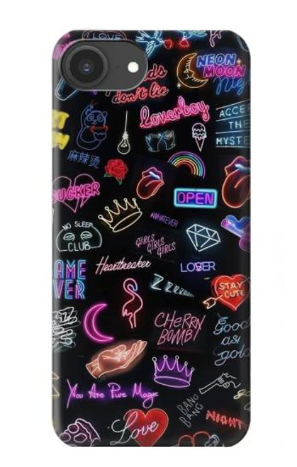 S3433 Vintage Neon Graphic Hülle Schutzhülle Taschen für iPhone 16e