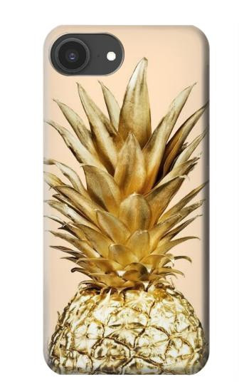 S3490 Gold Pineapple Hülle Schutzhülle Taschen für iPhone 16e, 17e