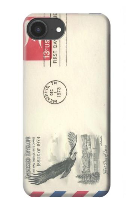 S3551 Vintage Airmail Envelope Art Hülle Schutzhülle Taschen für iPhone 16e
