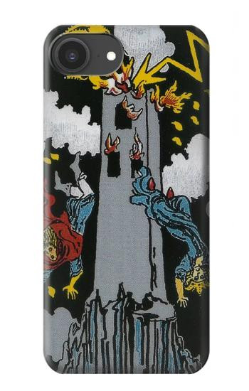S3745 Tarot Card The Tower Hülle Schutzhülle Taschen für iPhone 16e, 17e