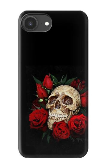S3753 Dark Gothic Goth Skull Roses Hülle Schutzhülle Taschen für iPhone 16e, 17e