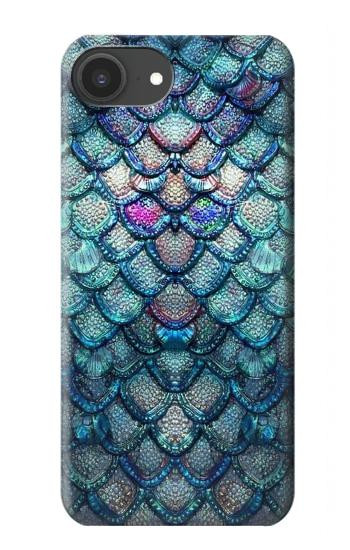 S3809 Mermaid Fish Scale Hülle Schutzhülle Taschen für iPhone 16e, 17e