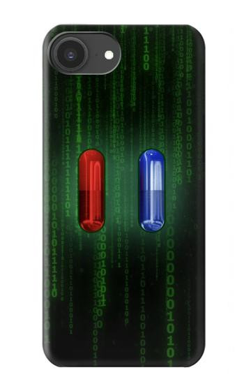 S3816 Red Pill Blue Pill Capsule Hülle Schutzhülle Taschen für iPhone 16e, 17e