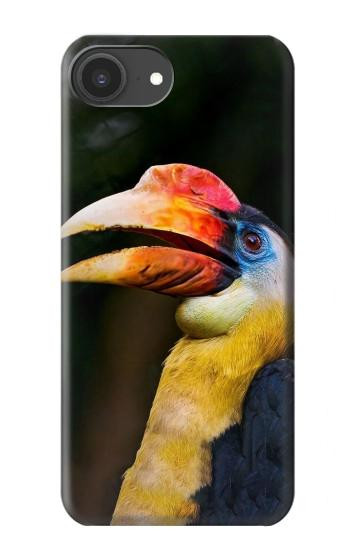S3876 Colorful Hornbill Hülle Schutzhülle Taschen für iPhone 16e, 17e