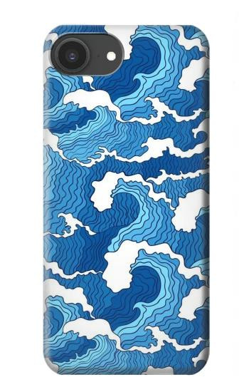 S3901 Aesthetic Storm Ocean Waves Hülle Schutzhülle Taschen für iPhone 16e, 17e