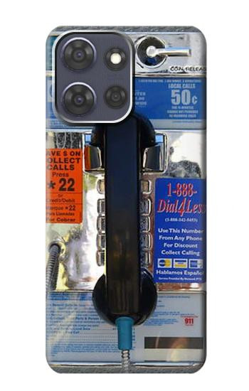 S0087 Payphone Hülle Schutzhülle Taschen für Motorola Moto G Power (2025,2026)