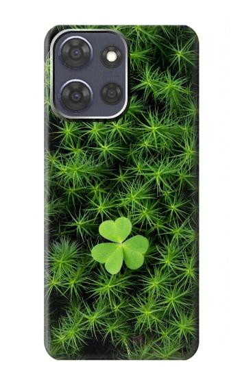 S0358 Clover Lucky Leaf Hülle Schutzhülle Taschen für Motorola Moto G Power (2025,2026)