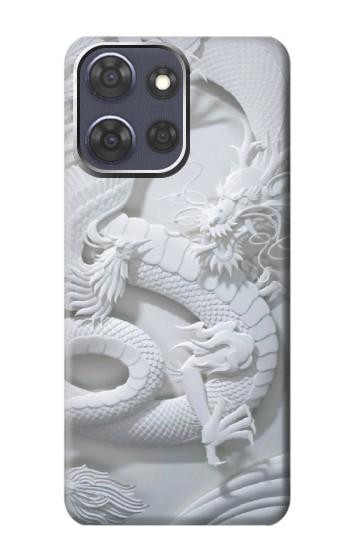 S0386 Dragon Carving Hülle Schutzhülle Taschen für Motorola Moto G Power (2025)