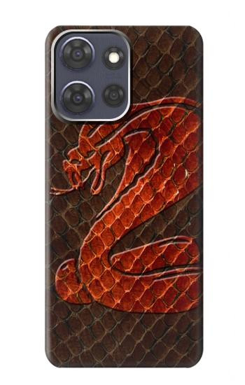 S0663 Cobra Snake Skin Hülle Schutzhülle Taschen für Motorola Moto G Power (2025,2026)