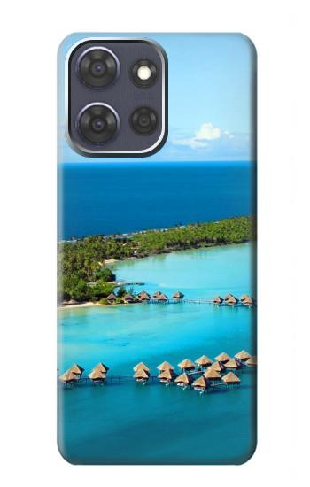S0844 Bora Bora Island Hülle Schutzhülle Taschen für Motorola Moto G Power (2025,2026)