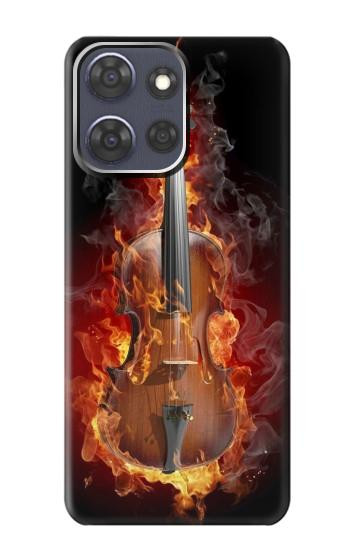 S0864 Fire Violin Hülle Schutzhülle Taschen für Motorola Moto G Power (2025,2026)