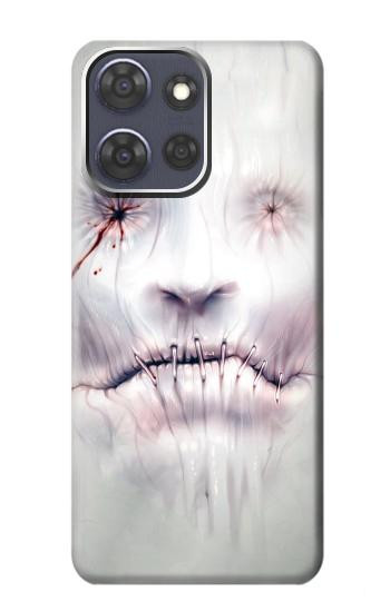 S0884 Horror Face Hülle Schutzhülle Taschen für Motorola Moto G Power (2025,2026)