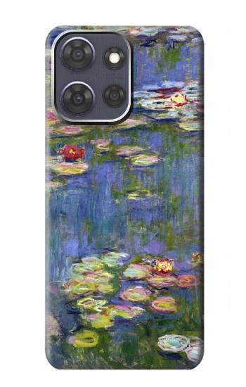 S0997 Claude Monet Water Lilies Hülle Schutzhülle Taschen für Motorola Moto G Power (2025,2026)
