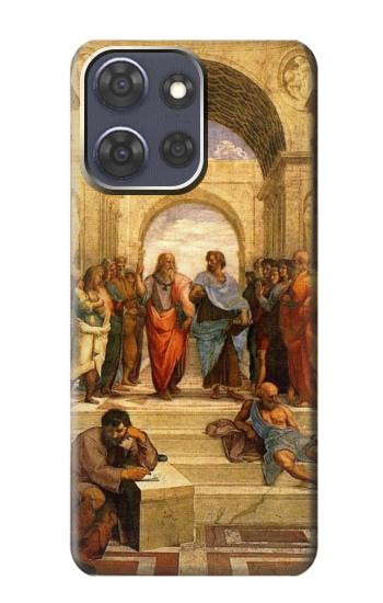 S1086 Raphael's School of Athens Hülle Schutzhülle Taschen für Motorola Moto G Power (2025,2026)
