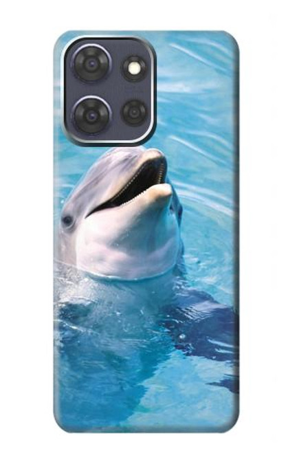S1291 Dolphin Hülle Schutzhülle Taschen für Motorola Moto G Power (2025)