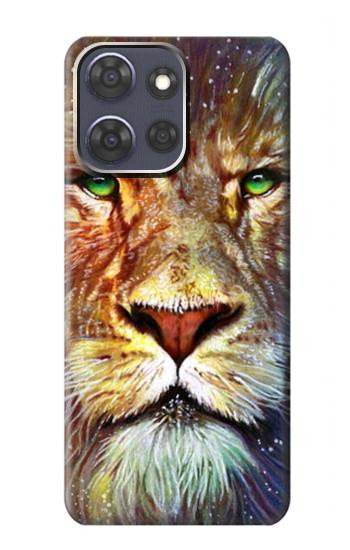 S1354 Lion Hülle Schutzhülle Taschen für Motorola Moto G Power (2025,2026)