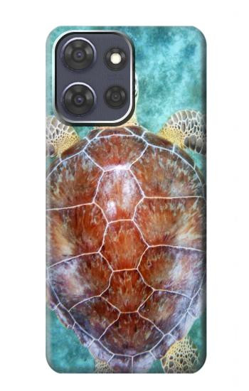 S1424 Sea Turtle Hülle Schutzhülle Taschen für Motorola Moto G Power (2025,2026)