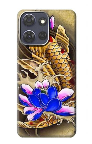 S1604 Carp Koi Fish Japanese Tattoo Hülle Schutzhülle Taschen für Motorola Moto G Power (2025,2026)